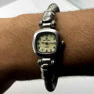 Vintage Silver Bell & Rose Watch